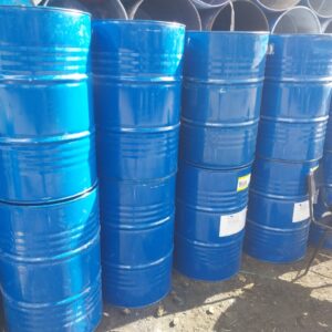 open metallic drums