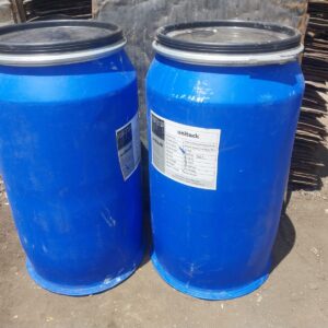 blue plastic drum 160l