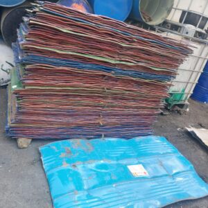 metal drum sheets (6ft by 3ft)
